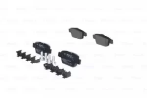 Image of Bosch 0986494030 Brake Pad Set Disc Brake Rear Axle