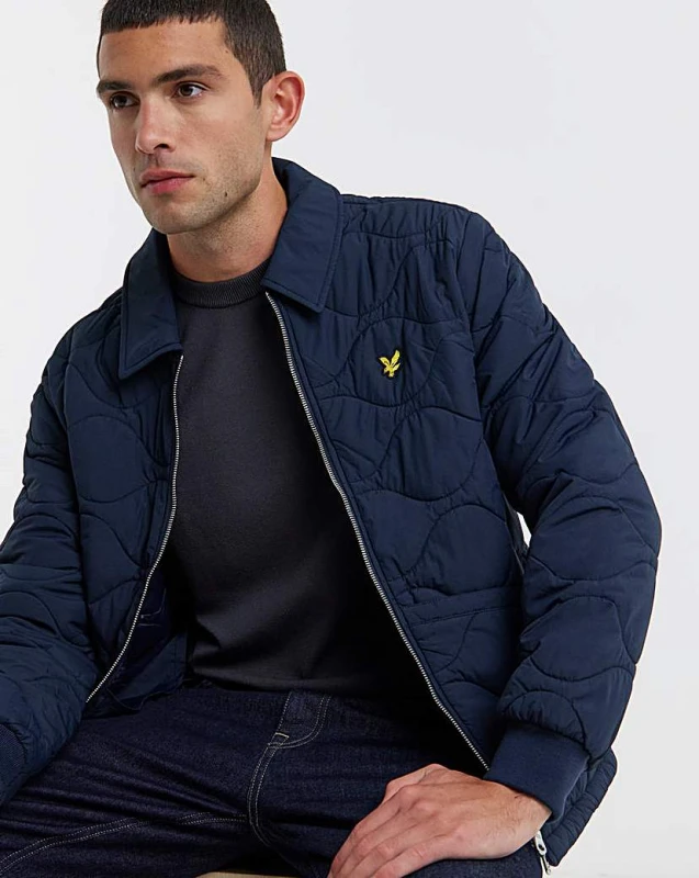 Image of Lyle & Scott Lyle & Scott Jacket - Navy Navy - Lyle & Scott - Size: L42 Navy Male L42 LS20602