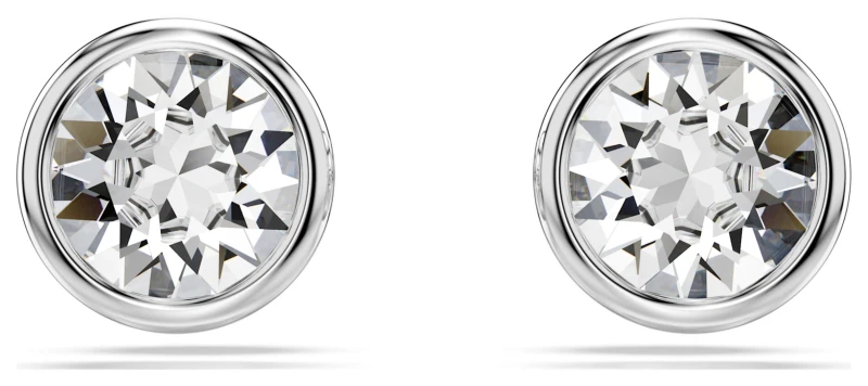 Image of Swarovski 5696073 Imber Stud Earrings Round Cut White Jewellery