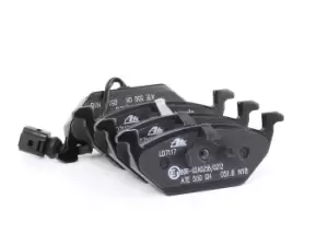Image of ATE Brake pad set VW,AUDI,SKODA 13.0470-7117.2 1J0698151D,1J0698151E,1J0698151G 1K0698151A,1K0698151D,1K0698151F,1K0698151J,8Z0698151A,1J0698151D