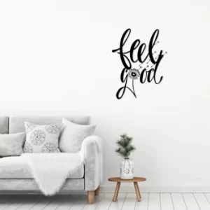Image of Feelgood Black Decorative Metal Wall Accessory