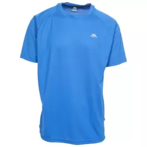 Image of Trespass Mens Debase Short Sleeve Active T-Shirt (XXS) (Bright Blue)