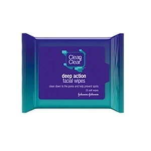 Image of Clean and Clear Deep Action Facial Wipes