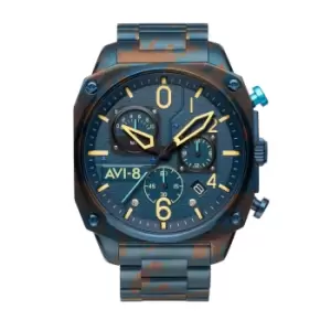 Image of AVI-8 Hawker Hunter Retrograde Chronograph Air Camo Mens Watch AV-4052-33