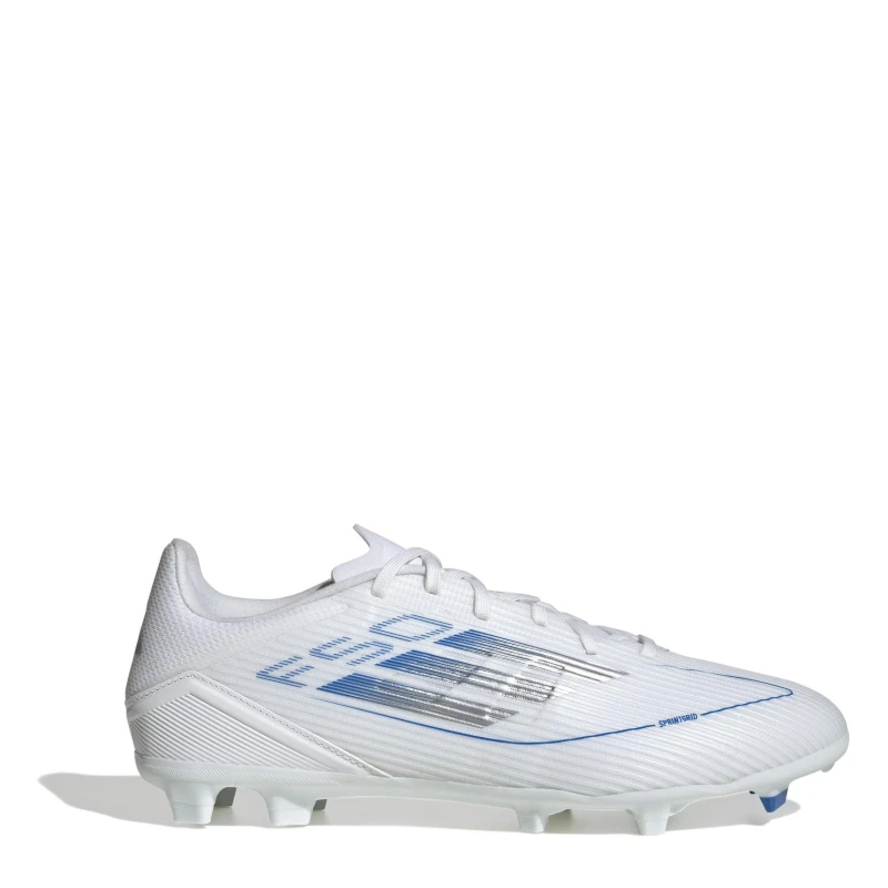 Image of adidas Messi F50 Academy Adults Firm Ground Football Boots - White White 8.5