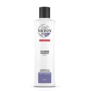Image of Nioxin SYS5 Cleanser Shampoo for Chemically Treated Hair with Light Thinning 300ml