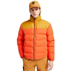 Image of Timberland Welch Mountain Puffer Jacket For Men In Orange Orange, Size M