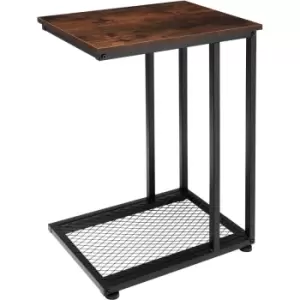 Image of Tectake - Bedside table Eton - lamp table, side table, coffee table - industrial dark - industrial dark