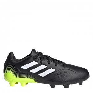 Image of adidas Copa .3 Junior FG Football Boots - Black/SolYellow