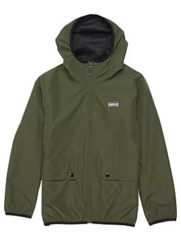 Image of Barbour International Boys Kinetic Showerproof Jacket - Forest