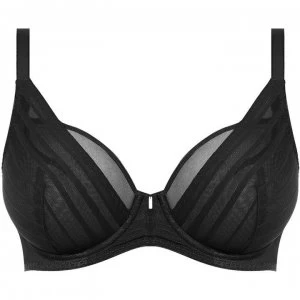 Image of Freya Cameo Underwired High Apex Bra - BLK Black