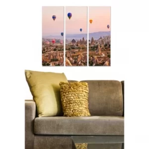 Image of MDF270392963_2 Multicolor Decorative MDF Painting (3 Pieces)