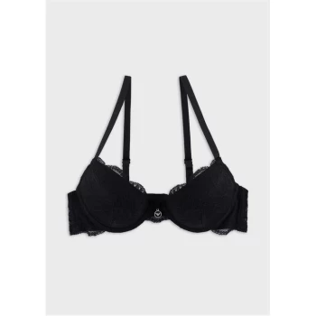 Image of Emporio Armani Virtual PU Bra Black Size L Women