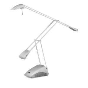 Image of Ell Desk Task Lamp Silver Gy6.35 Bulb