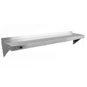Image of Monstershop 2 X KuKoo Stainless Steel Shelves 1500mm X 300mm