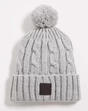 Image of Superdry Oatmeal Marl Trawler Beanie