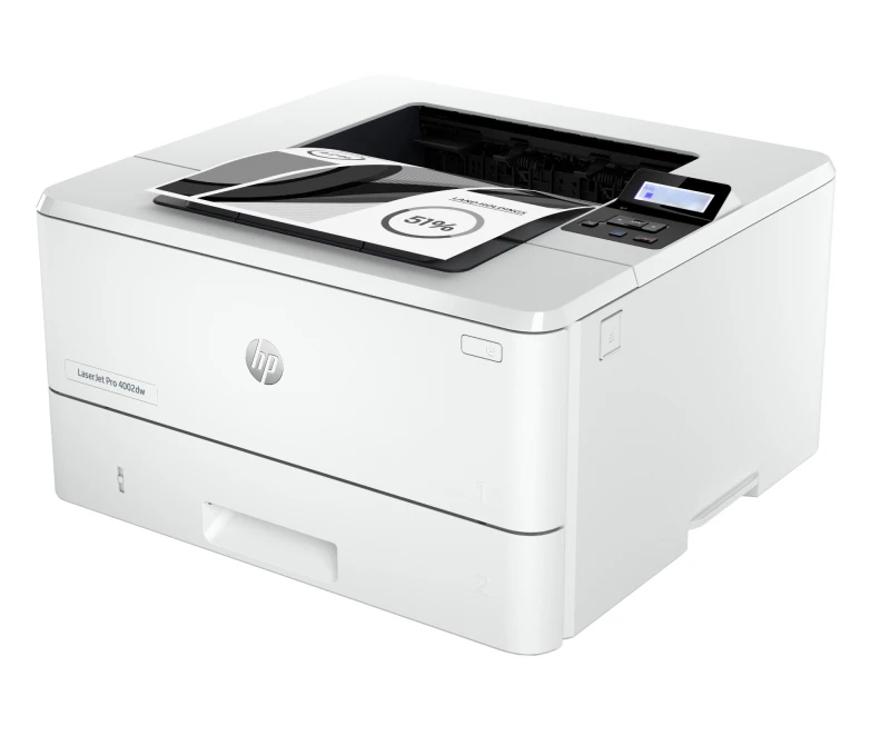 Image of HP LaserJet Pro 4002dw Wireless Black and white Printer. Two-sided pri