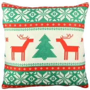 Image of A11831 Multicolor Cushion Reindeer 3