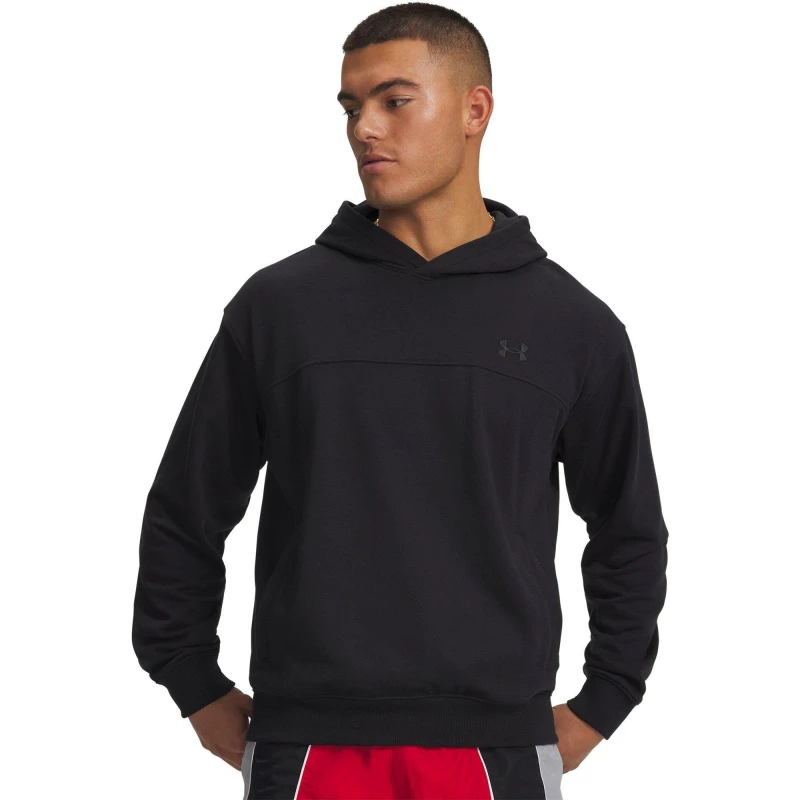 Image of Under Armour Mens Rival Lightweight Performance Hoodie Black male S