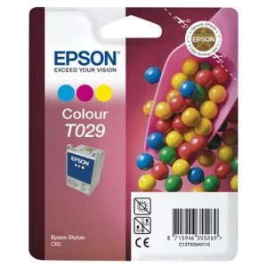 Image of Epson Sweet T029 Tri Colour Colour Ink Cartridge