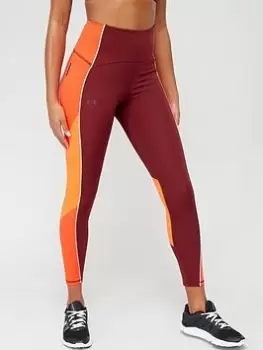 Image of Under Armour Rush Ankle Legging - Burgundy, Size S, Women