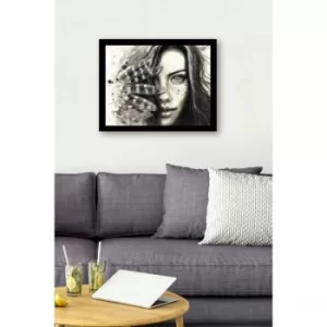 Image of SC0960 Multicolor Decorative Framed MDF Painting