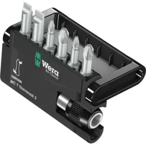 Image of Wera Extra Tough Screwdriver Bit Set (7 Piece)