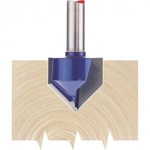 Image of Draper V Groove Router Cutter 19mm 19mm 1/4"