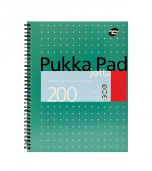 Image of Pukka Pad A4 Metallic Jotta Notepad - Pack of 3