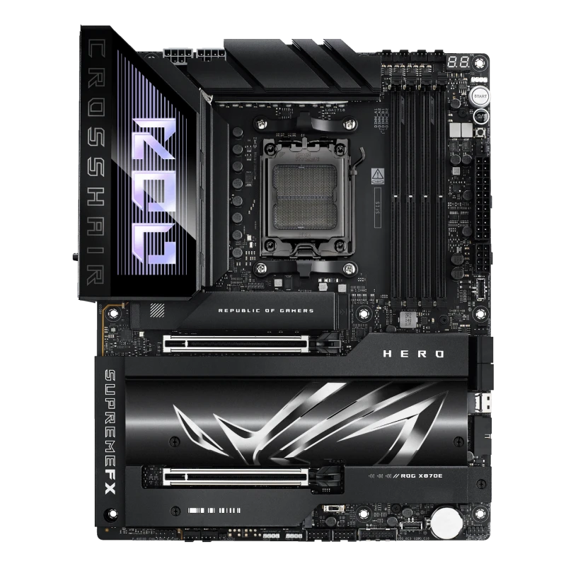 Image of Asus ROG CROSSHAIR X870E HERO AMD Ryzen DDR5 WIFI Motherboard - Socket AM5 - 90MB1IE0-M0EAY0