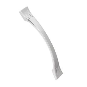 Image of Cooke Lewis Polished Chrome effect Dovetail Cabinet handle L128mm Pack of 1