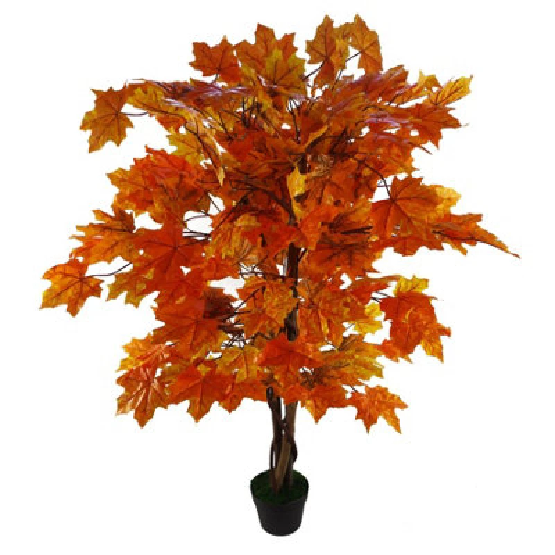 Image of Leaf Design 125cm XL Artificial Autumn Maple Acer Tree