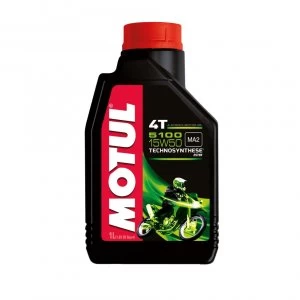 Image of Motul engine oil 4T Technosynthese 15A W50A 5100