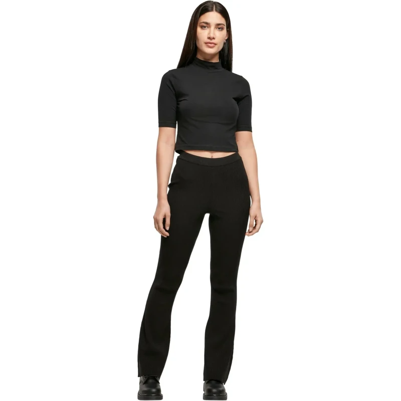 Image of Urban Classics Legging woman Urban Classics Rib Knit Bootcut GT Noir Female 5XL