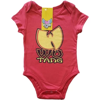 Image of Wu-Tang Clan - Wu-Tang Kids 3-6 Months Babywear - Red