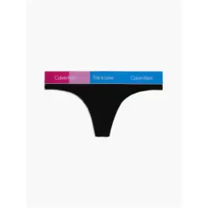 Image of Calvin Klein Thong - Pride - Black