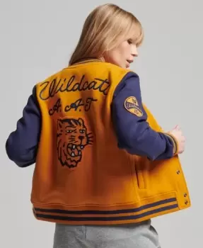 Image of Superdry Vintage Collegiate Baseball Jersey Bomber Jacket