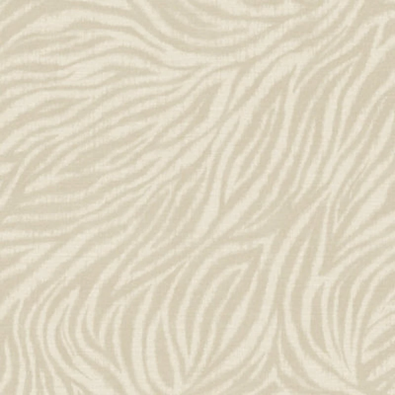 Image of Grandeco Ankara Modern Zebra Print Textured Wallpaper, Cream Beige