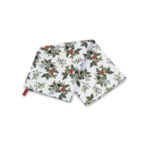 Image of The Holly & The Ivy Tea Towel - Portmeirion