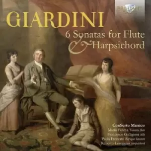 Image of Giardini 6 Sonatas for Flute & Harpsichord by Felice Giardini CD Album