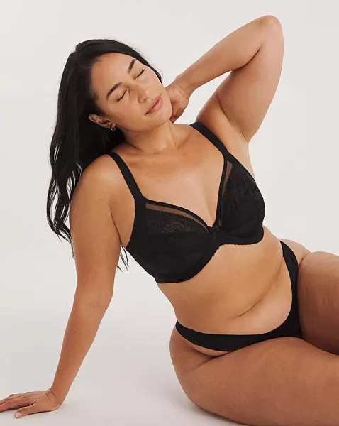 Image of Elomi Kendra Plunge Wired Bra Black