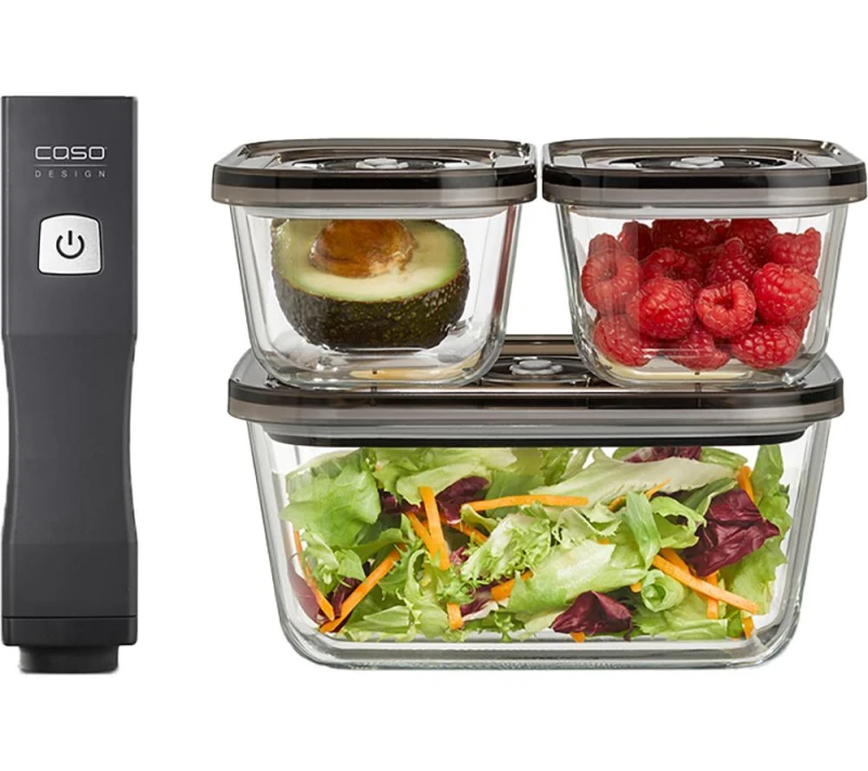 Image of CASO Vacu OneTouch Eco-Set Vacuum Sealer - Black 4038437011692