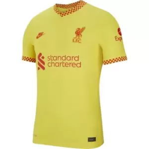 Image of Nike Liverpool Match Third Shirt 2021 2022 - Yellow