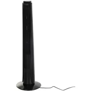 Image of HOMCOM 92cm Tower Fan Oscillating 3 Speeds w/ Remote Control Timer Black