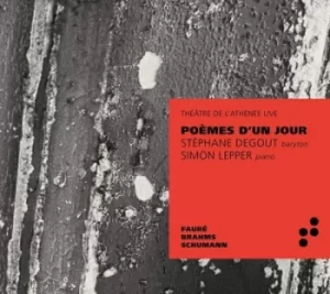 Image of Stephane Degout/Simon Lepper Poemes Dun Jour by Stephane Degout CD Album