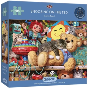 Image of Snoozing on the Ted Jigsaw Puzzle - 1000 Pieces