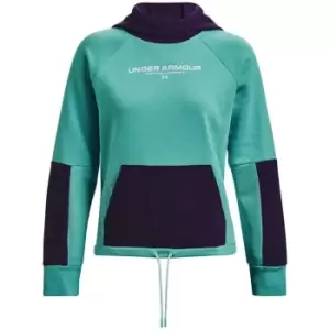 Image of Under Armour Armour Rival Fleece Hoodie Womens - Green