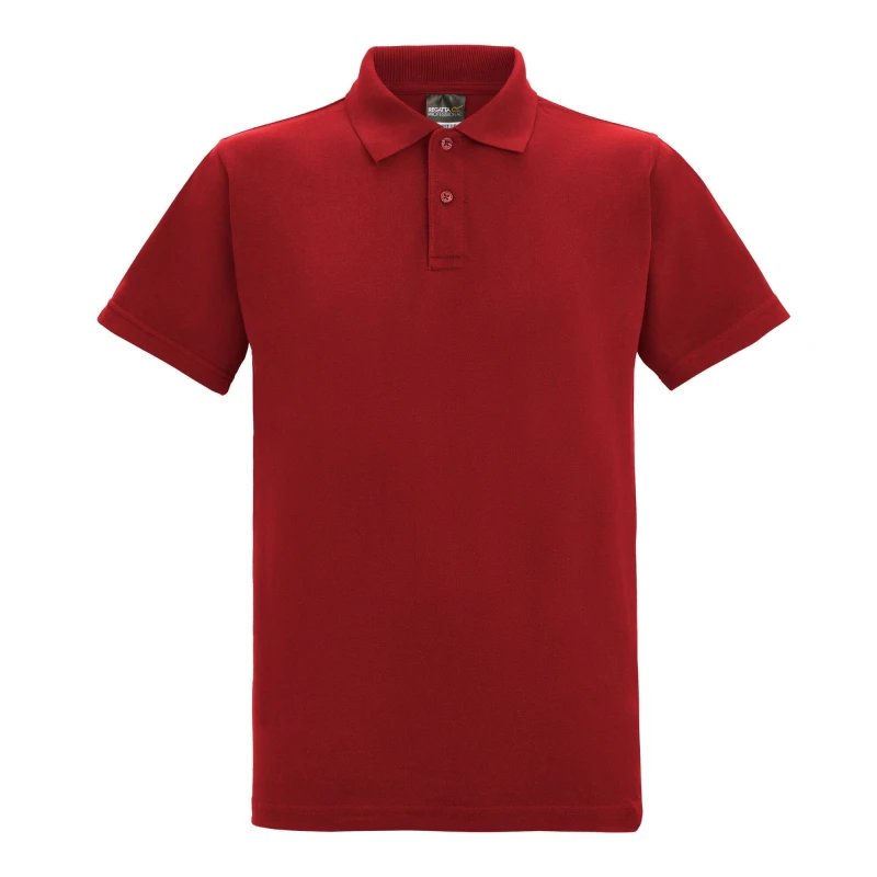 Image of Regatta Professional Mens Pique Polo Shirt in Red Size: XS Red Male XS