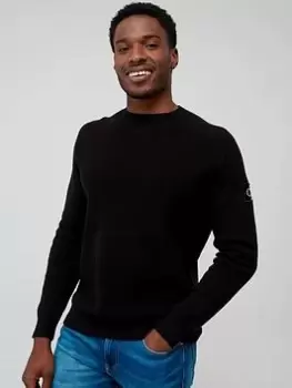 Image of Calvin Klein Jeans Monologo Badge Knitted Jumper