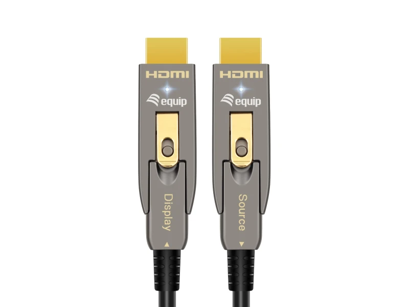 Image of Equip HDMI 2.0 Detachable Type D + A Active Optical Cable. 10m. 4K/60H
